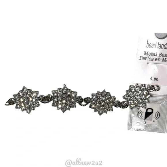 Bead Landing & Charm Me Silver Gold Charms Bracelet Findings - Picture 4 of 9